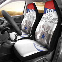 Custom Fiestas Patrias Chile Car Seat Cover Coat Of Arms - Wonder Print Shop