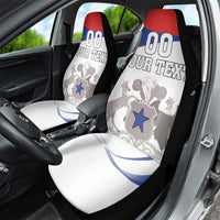 Custom Fiestas Patrias Chile Car Seat Cover Coat Of Arms - Wonder Print Shop