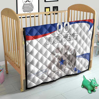 Custom Fiestas Patrias Chile Quilt Coat Of Arms - Wonder Print Shop