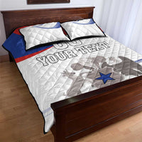 Custom Fiestas Patrias Chile Quilt Bed Set Coat Of Arms - Wonder Print Shop