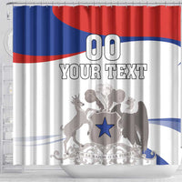 Custom Fiestas Patrias Chile Shower Curtain Coat Of Arms