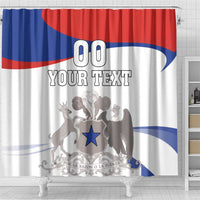 Custom Fiestas Patrias Chile Shower Curtain Coat Of Arms