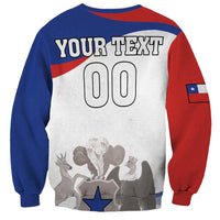 Custom Fiestas Patrias Chile Sweatshirt Coat Of Arms - Wonder Print Shop