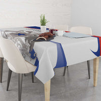 Custom Fiestas Patrias Chile Tablecloth Coat Of Arms - Wonder Print Shop