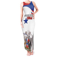 Custom Fiestas Patrias Chile Tank Maxi Dress Coat Of Arms - Wonder Print Shop
