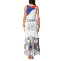 Custom Fiestas Patrias Chile Tank Maxi Dress Coat Of Arms - Wonder Print Shop