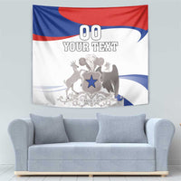 Custom Fiestas Patrias Chile Tapestry Coat Of Arms - Wonder Print Shop