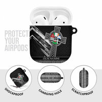 Cross Celtic Nations AirPods Case Six Celtic Countries Grunge Style - Wonder Print Shop