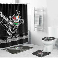Cross Celtic Nations Bathroom Set Six Celtic Countries Grunge Style - Wonder Print Shop