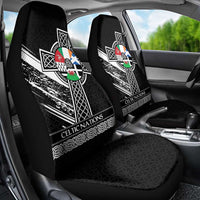 Cross Celtic Nations Car Seat Cover Six Celtic Countries Grunge Style - Wonder Print Shop