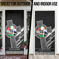 Cross Celtic Nations Door Cover Six Celtic Countries Grunge Style - Wonder Print Shop