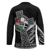 Cross Celtic Nations Hockey Jersey Six Celtic Countries Grunge Style - Wonder Print Shop