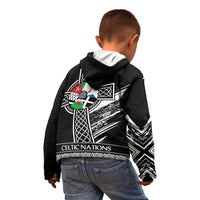 Cross Celtic Nations Kid Hoodie Six Celtic Countries Grunge Style - Wonder Print Shop