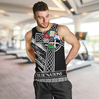 Cross Celtic Nations Men Tank Top Six Celtic Countries Grunge Style - Wonder Print Shop