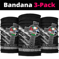 Cross Celtic Nations Neck Gaiter Six Celtic Countries Grunge Style - Wonder Print Shop