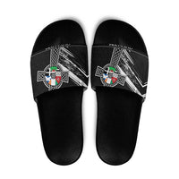 Cross Celtic Nations Slide Sandals Six Celtic Countries Grunge Style - Wonder Print Shop