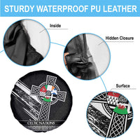 Cross Celtic Nations Spare Tire Cover Six Celtic Countries Grunge Style - Wonder Print Shop