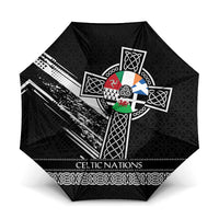 Cross Celtic Nations Umbrella Six Celtic Countries Grunge Style - Wonder Print Shop