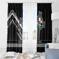 Cross Celtic Nations Window Curtain Six Celtic Countries Grunge Style - Wonder Print Shop