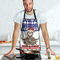 Costa Rica Christmas Apron Merry Slothmas - Wonder Print Shop