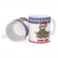 Costa Rica Christmas Ceramic Mug Merry Slothmas - Wonder Print Shop