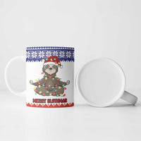 Costa Rica Christmas Ceramic Mug Merry Slothmas - Wonder Print Shop
