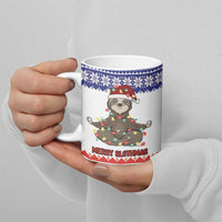 Costa Rica Christmas Ceramic Mug Merry Slothmas - Wonder Print Shop