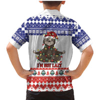 Costa Rica Christmas Family Matching Mermaid Dress and Hawaiian Shirt Merry Slothmas - Wonder Print Shop