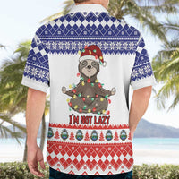 Costa Rica Christmas Hawaiian Shirt Merry Slothmas - Wonder Print Shop