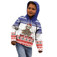 Costa Rica Christmas Kid Hoodie Merry Slothmas - Wonder Print Shop