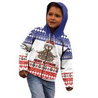 Costa Rica Christmas Kid Hoodie Merry Slothmas - Wonder Print Shop