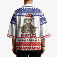 Costa Rica Christmas Kimono Merry Slothmas - Wonder Print Shop