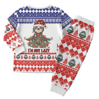 Costa Rica Christmas Pajama Set Merry Slothmas - Wonder Print Shop