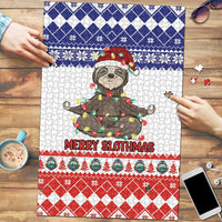 Costa Rica Christmas Puzzle Merry Slothmas - Wonder Print Shop