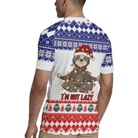 Costa Rica Christmas Rugby Jersey Merry Slothmas - Wonder Print Shop