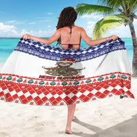 Costa Rica Christmas Sarong Merry Slothmas - Wonder Print Shop