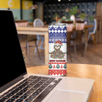 Costa Rica Christmas Skinny Tumbler Merry Slothmas - Wonder Print Shop