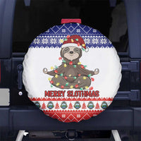 Costa Rica Christmas Spare Tire Cover Merry Slothmas - Wonder Print Shop