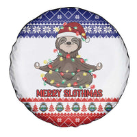 Costa Rica Christmas Spare Tire Cover Merry Slothmas - Wonder Print Shop