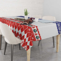 Costa Rica Christmas Tablecloth Merry Slothmas - Wonder Print Shop