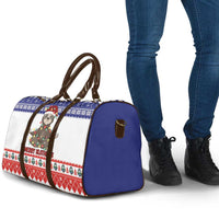 Costa Rica Christmas Travel Bag Merry Slothmas - Wonder Print Shop