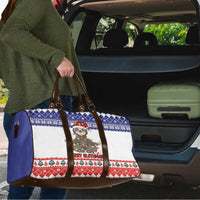 Costa Rica Christmas Travel Bag Merry Slothmas - Wonder Print Shop