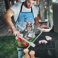 Switzerland Christmas Apron Merry Swissmas Bernese Mountain Dog - Wonder Print Shop