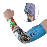 Switzerland Christmas Arm Sleeves Merry Swissmas Bernese Mountain Dog - Wonder Print Shop