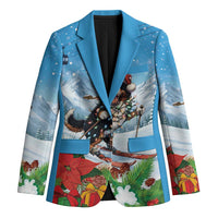 Switzerland Christmas Blazer Merry Swissmas Bernese Mountain Dog - Wonder Print Shop