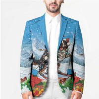 Switzerland Christmas Blazer Merry Swissmas Bernese Mountain Dog - Wonder Print Shop