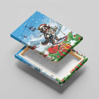 Switzerland Christmas Canvas Wall Art Merry Swissmas Bernese Mountain Dog - Wonder Print Shop