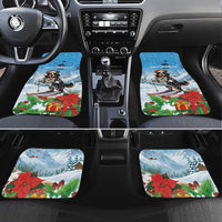 Switzerland Christmas Car Mats Merry Swissmas Bernese Mountain Dog - Wonder Print Shop