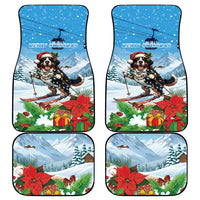 Switzerland Christmas Car Mats Merry Swissmas Bernese Mountain Dog - Wonder Print Shop
