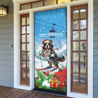 Switzerland Christmas Door Cover Merry Swissmas Bernese Mountain Dog - Wonder Print Shop